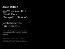 Tablet Screenshot of jacobdehart.com